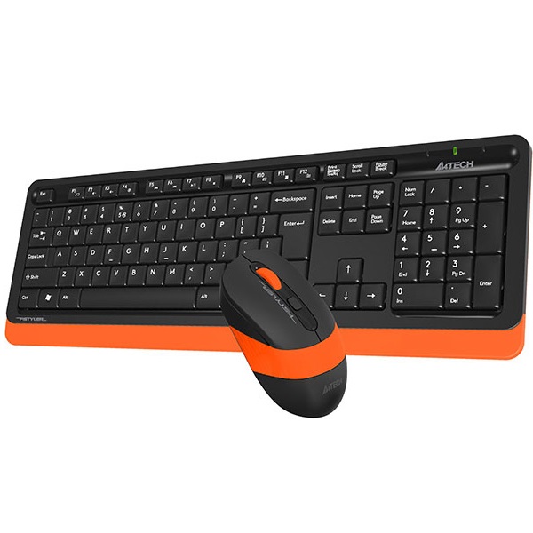 A4-Tech FG1010 Kablosuz Q Turuncu Klavye Mouse Set - FG1010 Turuncu