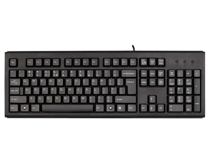 A4 Tech KM-720 Standart F Klavye Siyah USB - cev.kla.0001