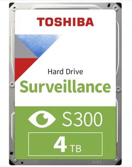 TOSHIBA HDWT840UZSVA S300 3.5" 4TB 5400rpm 256mb SATA 7/24 Harddisk - 29321