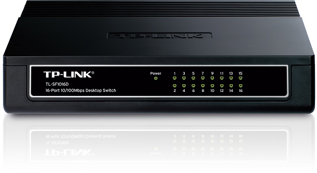 Tp-Link 16Port TL-SF1016D 10/100Mbps Desktop Switch - TL-SF1016D