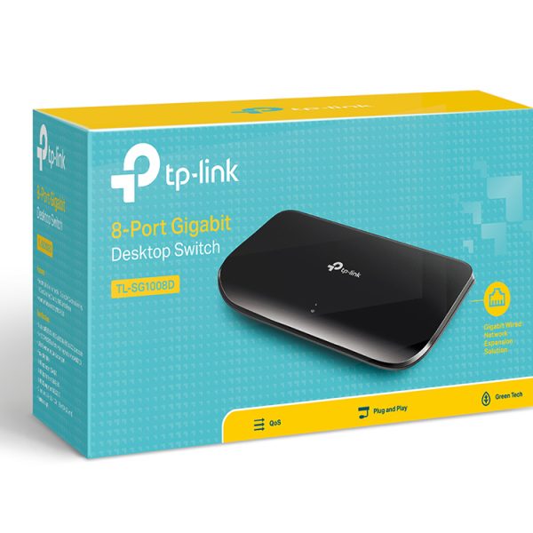 Tp-Link TL-SG1008D 8-Port Gigabit Desktop Switch (Plastik Kasa) - net.hub.0082