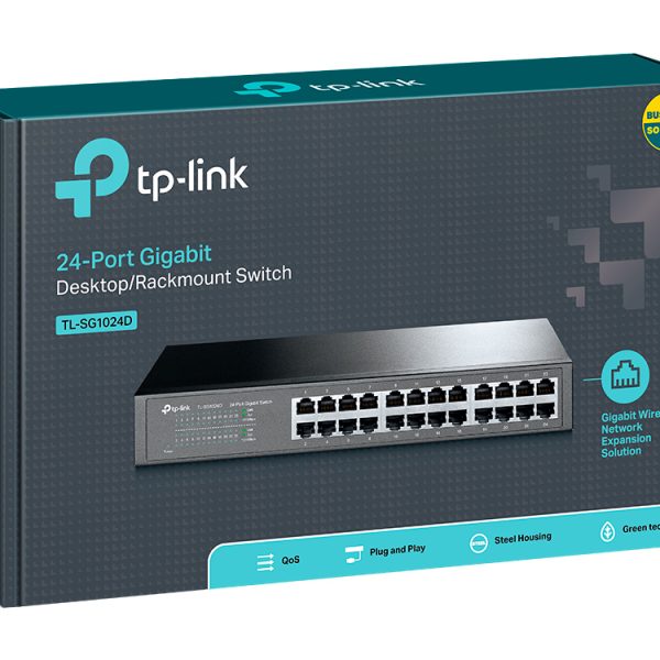 Tp-Link TL-SG1024D 24-Port Gigabit Switch - net.hub.0097