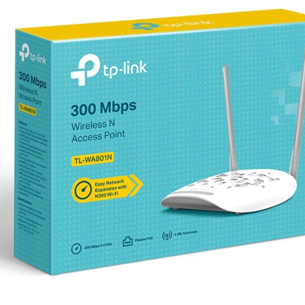 Tp-Link TL-WA801N N300 Wi-Fi Access Point ( Erişim Noktası ) - net.wire.acc.0001