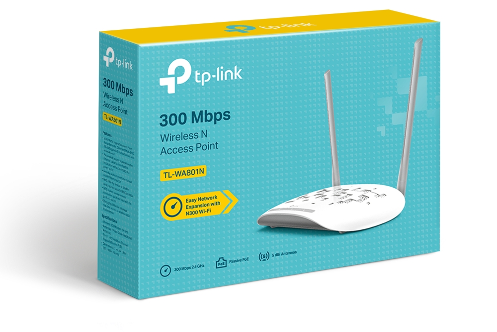 Tp-Link TL-WA801N N300 Wi-Fi Access Point ( Erişim Noktası ) - net.wire.acc.0001