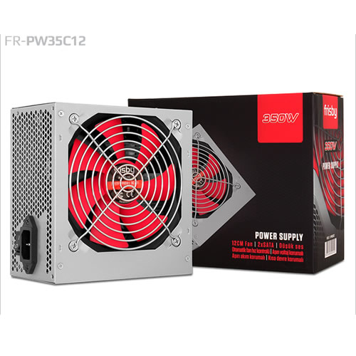 Frisby 350W 20+4Pin+Sata 1x12cm Fan Power Supply (FR-PW35C12) - oem.kasa.power.0146