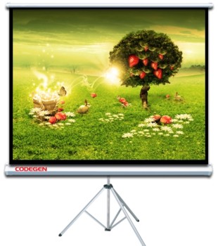 Codegen 180x180 Tripod Ayaklı Projeksiyon Perdesi (TX-18) - tuk.aski.perde.0001