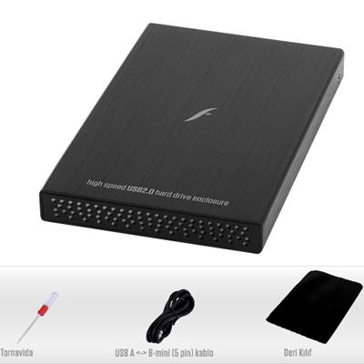 Frisby FHC-2525B 2.5" SATA Harici Kutu USB 2.0 - conect.box.0048