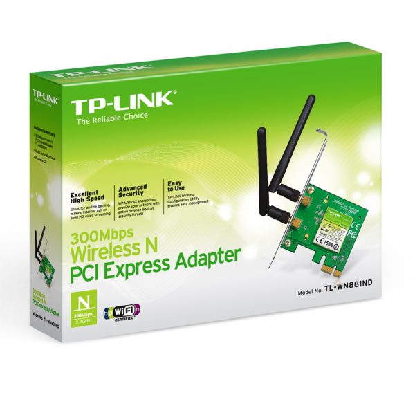 Tp-Link TL-WN881ND 300Mbps Wi-Fi PCI Express Adaptör - net.wire.eth.pci.0005