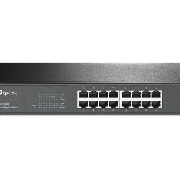 Tp-Link 16Port TL-SG1016D Gigabit Desktop/RackMount Switch - TL-SG1016D