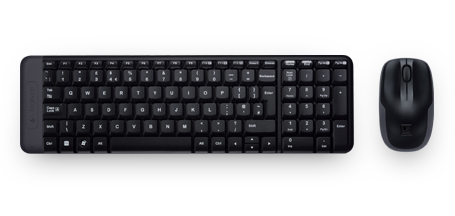 Logitech MK220 Kablosuz Q Siyah Klavye Mouse Set [920-003163] - 920-003163