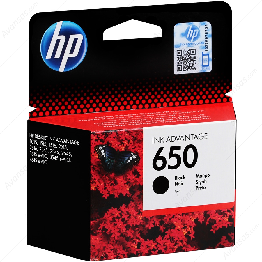 Hp Siyah Kartuş 650 (CZ101AE) - tkt.inkk.hp.0222