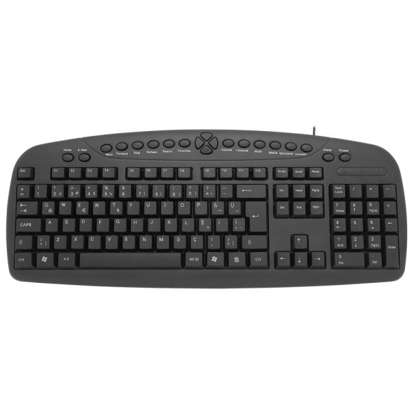 Frisby FK-142QU Siyah Q USB Multimedia Klavye - oem.kmq.0038