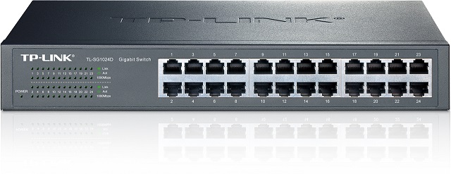 Tp-Link 24Port TL-SG1024D Gigabit Desktop/RackMount Switch - TL-SG1024D