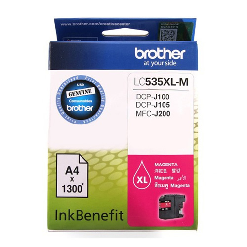 Brother Kartuş LC535XLM Kırmızı 1300 Sayfa (DCP-J100 DCP-J105 MFC-J200) - tkt.inkk.bro.0028
