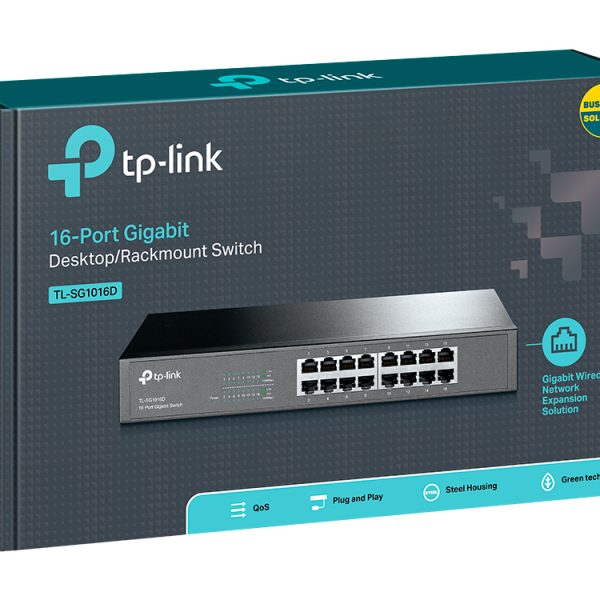 Tp-Link TL-SG1016D 16-Port Gigabit Switch - net.swi.s4.0015