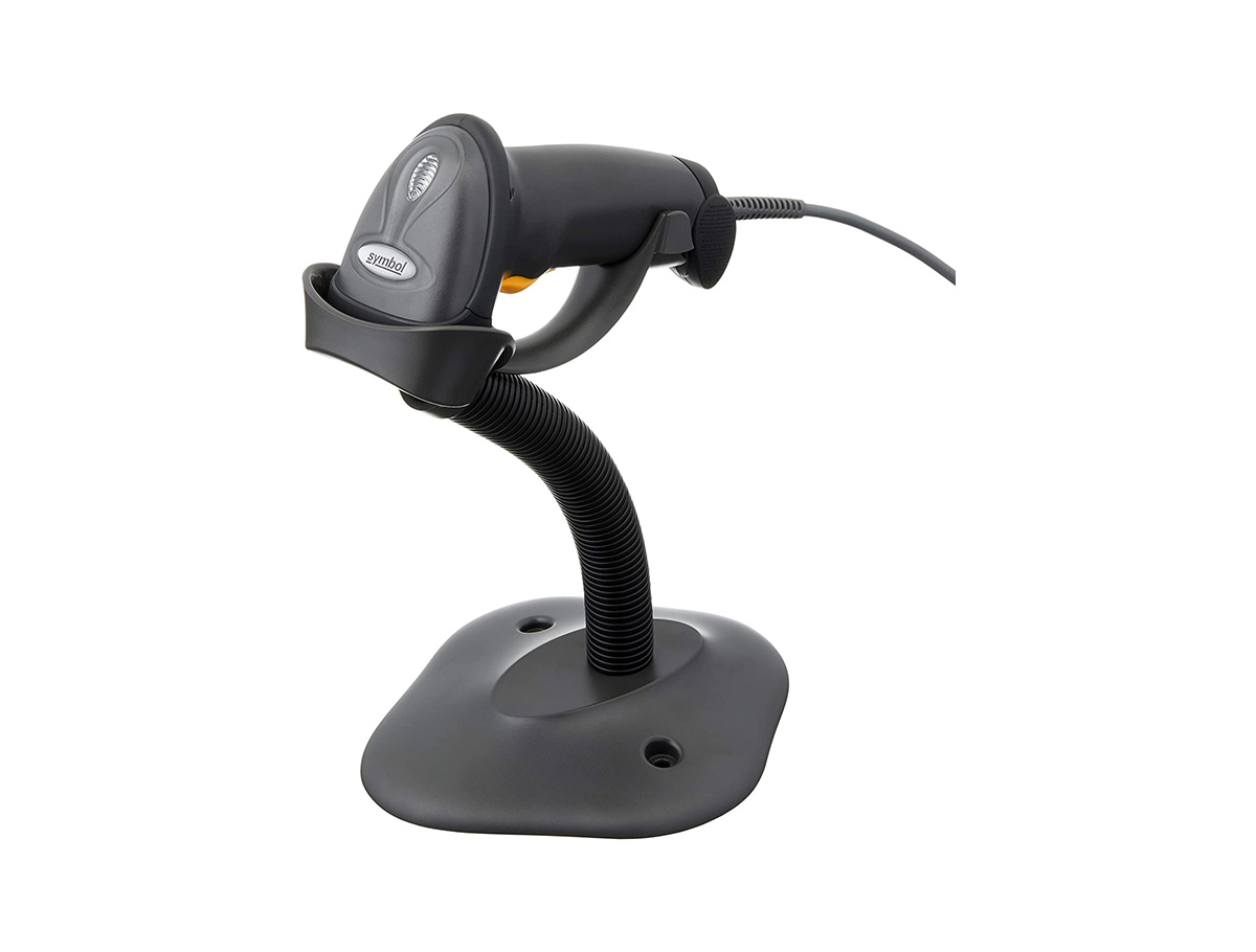 ZEBRA (Motorola)  LS2208 (USB) TETİKLİ 1D LASER BARKOD OKUYUCU (Stand Dahil) - LS2208