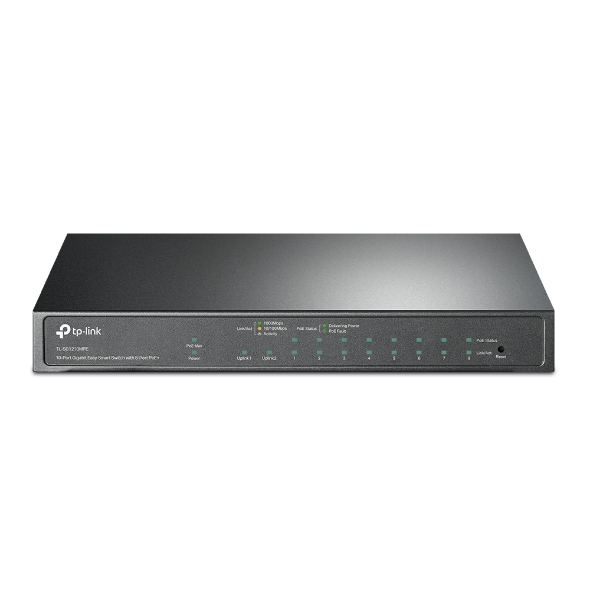 Tp-Link 10Port TL-SG1210MPE Gigabit 8Port PoE+1SFP Yönetilebilir Switch - TL-SG1210MPE