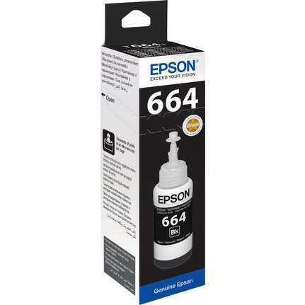 Epson T6641 Siyah Mürekkep Kartuşu L100/L200/L300 (C13T66414A) - tkt.inkk.samsg.0009