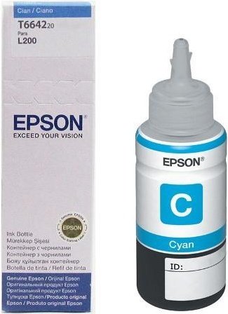 Epson T6642 Mavi Mürekkep Kartuşu L100/L200/L300 (C13T66424A) - tkt.inkk.samsg.0010