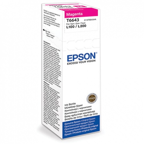 Epson T6643 Kırmızı Mürekkep Kartuşu L100/L200/L300 (C13T66434A) - tkt.inkk.samsg.0011