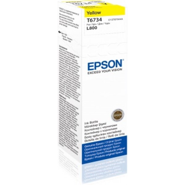 Epson T6734 Sarı Mürekkep Kartuşu L800/L1800 (C13T67344A) - tkt.inkk.samsg.0057