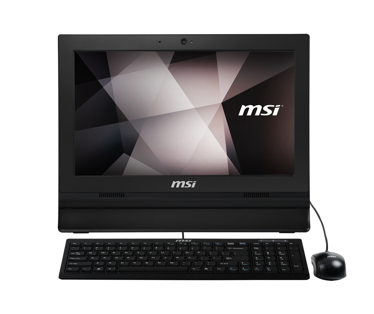 MSI PRO 16T 7M-002XEU [Cel-3865U] 4GB 500GB 15.6" Touch OB VGA AIO FDos Siyah - PRO 16T 7M-002XEU