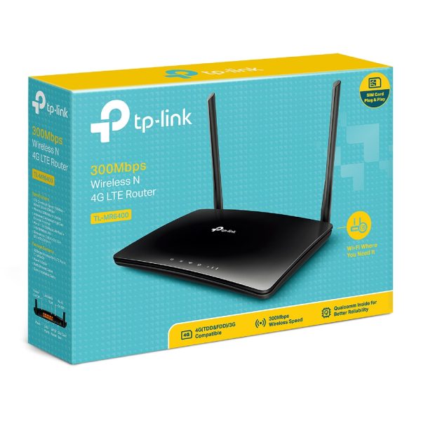 Tp-Link TL-MR6400 300Mbps Wireless N 4G LTE Router (Sim Kartlı) ( Yönlendirici ) - netw.apr.0052