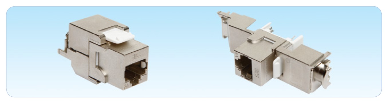 HCS CAT6A FTP Toolless Keystone Jack CAT 6A