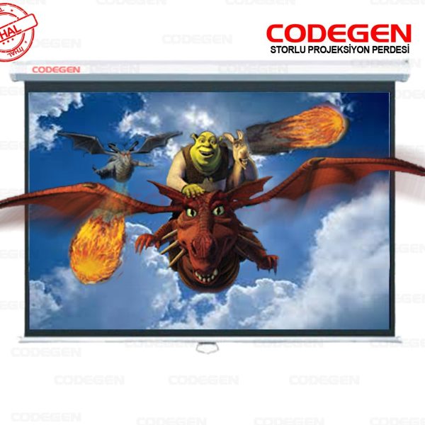 CODEGEN AX-20 200x200 Storlu Projeksiyon Perdesi - AX-20