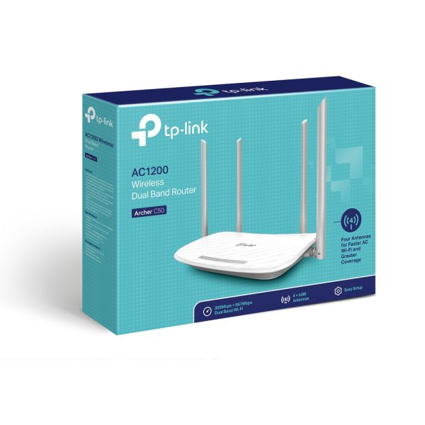 Tp-Link Archer C50 AC1200 Dual-Band Wi-Fi Router ( Yönlendirici ) - netw.apr.0064