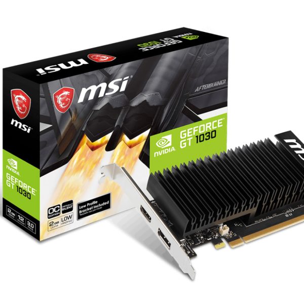 MSI 2GB GEFORCE GT 1030 2GHD4 LP OC [64Bit] DDR4 HDMIDP - GT 1030 2GHD4 LP OC