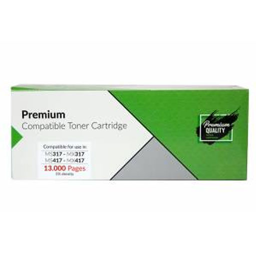 Laser Toner Lexmark(Muadil) MS317/417 - MX317/417 13.000 Sayfa Laser Siyah Toner - MS317/417