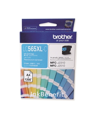 Brother Kartuş LC565XLC Mavi 1200 Sayfa (MFC-J3720) - tkt.inkk.samsg.0155