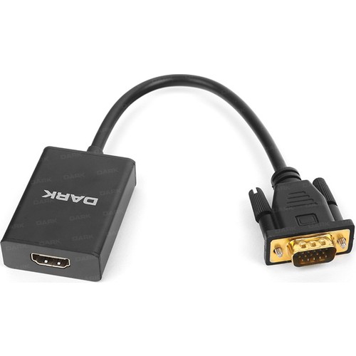 Dark Analog VGA to HDMI Çevirici Kablo (DK HD AVGAXHDMI2) - DK HD AVGAXHDMI2