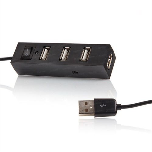 Dark 4 Port USB2.0 Hub (DK-AC-USB241) - DK-AC-USB241