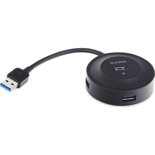 Dark Connect Master U344 4Port USB 3.0 Hub Siyah (DK-AC-USB344) - DK-AC-USB344