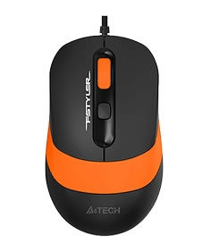 A4 Tech FM10 1600dpi Turuncu USB Optik Mouse - cev.mon.0170
