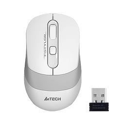 A4 Tech FG10 2000dpi 2.4G Beyaz Kablosuz Mouse - cev.mon.0175