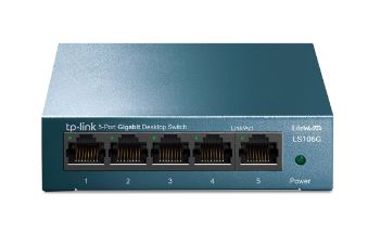 Tp-Link LS105G 5-Port 10/100/1000Mbps Metal Kasa Yönetilemez Switch - LS105G