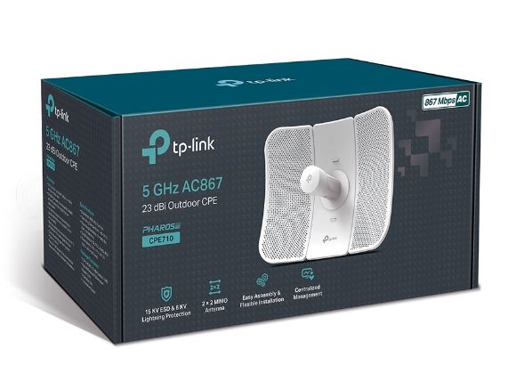 Tp-Link CPE710 5GHz 867Mbps 23dBi Dış Mekan Access Point - CPE710
