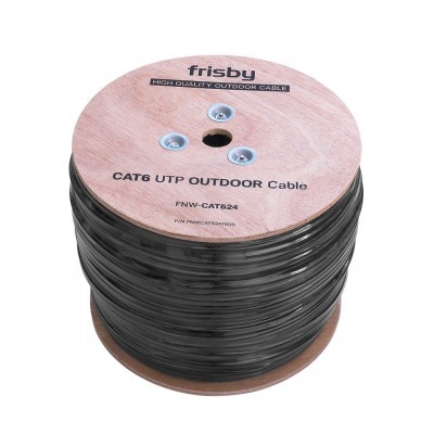 FRISBY FNW-CAT624 Outdoor CAT6 305m UTP 23AWG  Kablo - FNW-CAT624