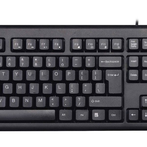 A4 Tech KM-720 Standart Q FN-Multimedya Klavye Siyah USB - cev.kla.0050