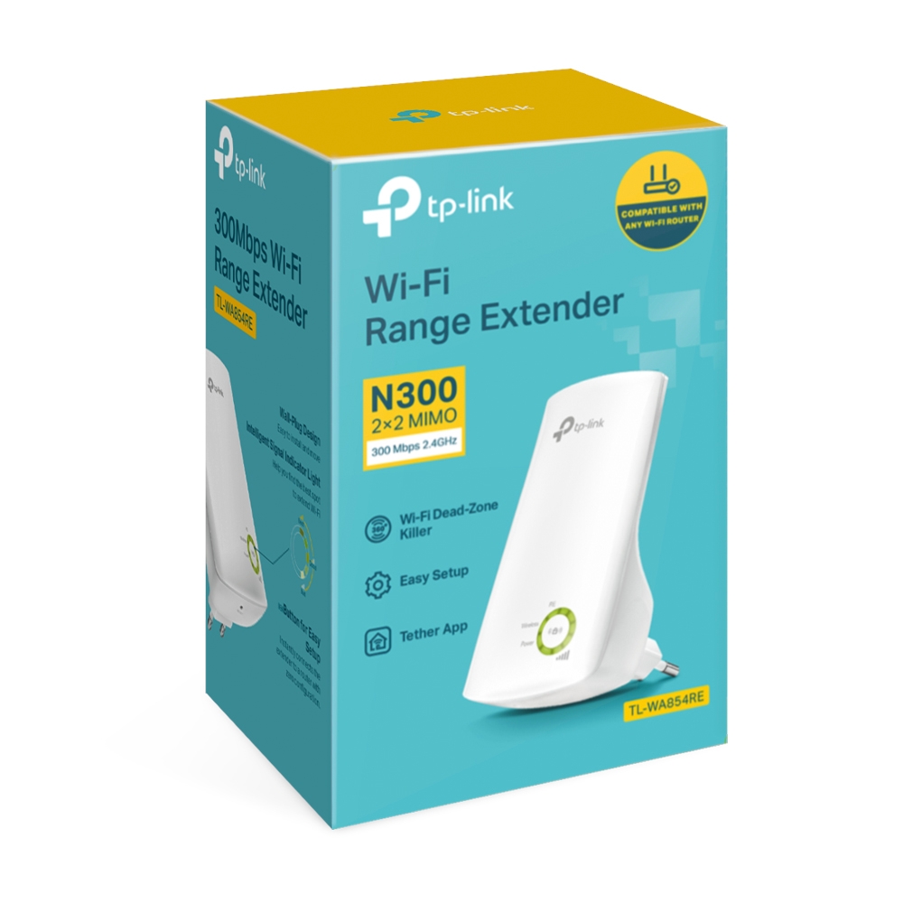 Tp-Link TL-WA854RE 300Mbps Wi-Fi Range Extender ( Menzil Genişletici ) - netw.apr.0190