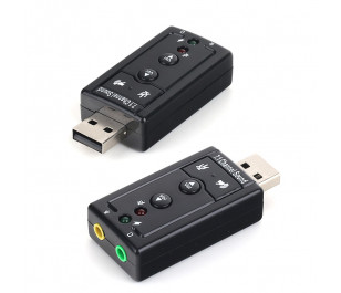 Dark USB2.0 7.1 Stereo Ses Efektli Ses Kartı (Win ve MAC Destekli) [DK-AC-USC71] - DK-AC-USC71