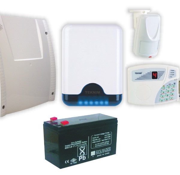 TEKNİM VAP-404PTA Gelişmiş Alarm Seti ( Plastik Kasa