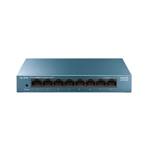 Tp-Link LS108G LiteWave 8-Port Gigabit Desktop Switch - netw.swit.swi.4852.0180