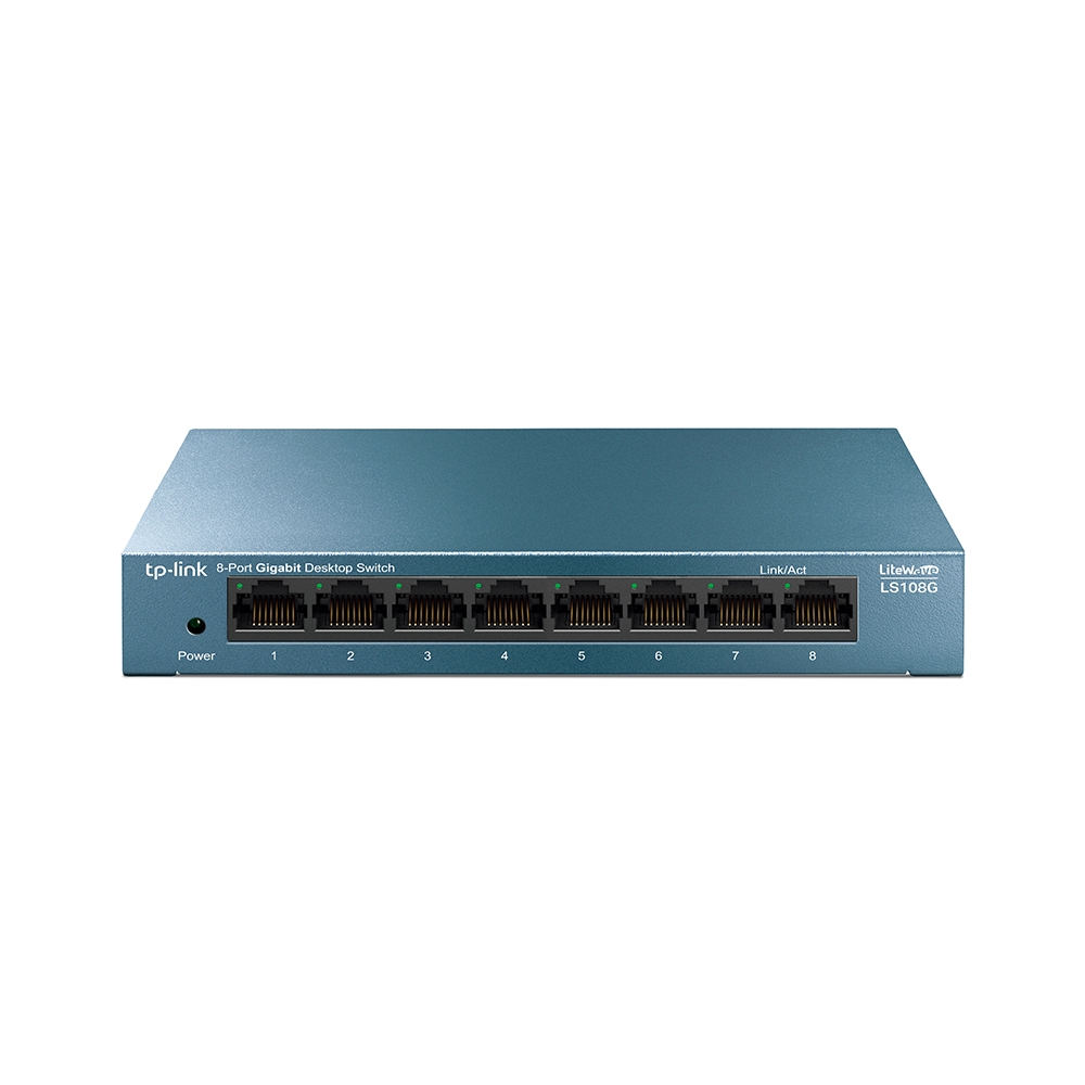 Tp-Link LS108G LiteWave 8-Port Gigabit Desktop Switch - netw.swit.swi.4852.0180