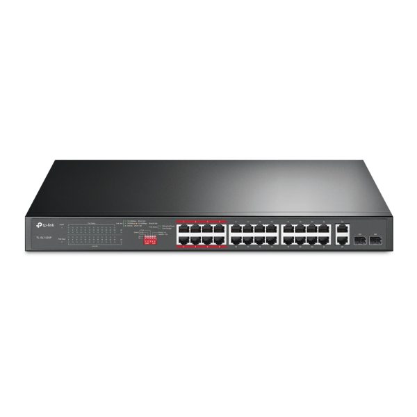 Tp-Link TL-SL1226P 24-Port 10/100 Mbps + 2-Port Gigabit Swit. 2-SFP 24-Port(250W - netw.poe.0066