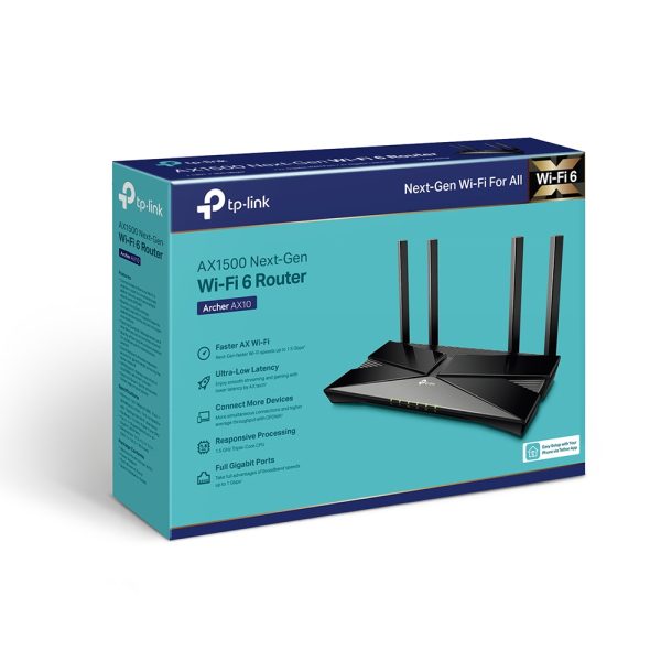 Tp-Link Archer AX10 AX1500 Wi-Fi 6 Router ( Yönlendirici ) - netw.apr.0197