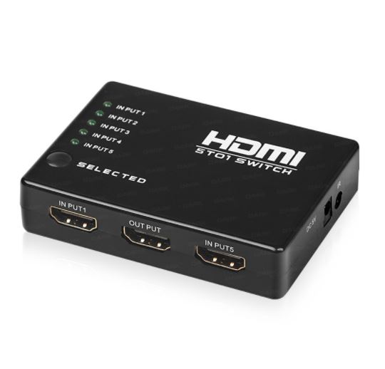 Dark 5 Giriş-1 Çıkış Kumandalı HDMI 4K Switch [DK-HD-SW4X1] - DK-HD-SW4X1